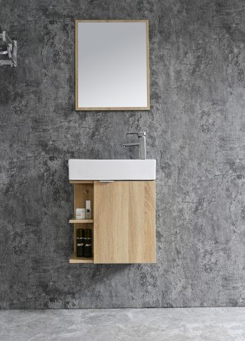 Komplett fürdőszobabútor, Sanotechnik HT50102 SPRING bútorszett, fautánzat