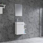 Komplett fürdőszobabútor, Sanotechnik HT55000 CLOUD bútorszett, fehér