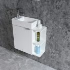 Komplett fürdőszobabútor, Sanotechnik HT55000 CLOUD bútorszett, fehér