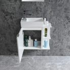 Komplett fürdőszobabútor, Sanotechnik HT55000 CLOUD bútorszett, fehér