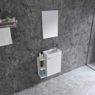 Komplett fürdőszobabútor, Sanotechnik HT55000 CLOUD bútorszett, fehér