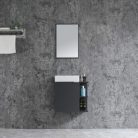 Komplett fürdőszobabútor, Sanotechnik HT55001 CLOUD bútorszett, antracit