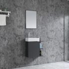 Komplett fürdőszobabútor, Sanotechnik HT55001 CLOUD bútorszett, antracit