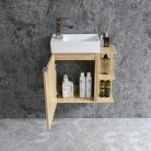 Komplett fürdőszobabútor, Sanotechnik HT55002 CLOUD bútorszett, fautánzat