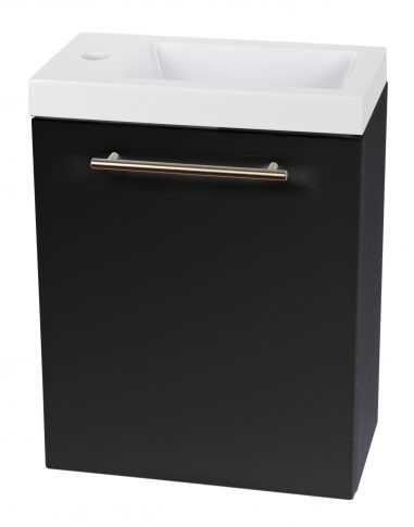 Alsó szekrény, Sanotechnik FANTASY 40 alsóbútor, függesztett, fekete 41400