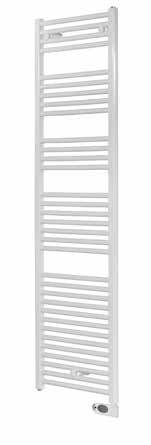 Egyenes radiátor, Sanotechnik I550 E-INNSBRUCK termosztátos, elektromos, fürdőszobai fűtőtest, 10