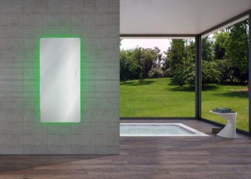 Speciális radiátor, Sanotechnik REM152 E-ROM tükrös fürdőszobai fűtőtest, 1500 W