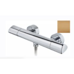   Zuhany csaptelep, Strohm Teka 67201020BZ Itaca termosztátos zuhany csaptelep, tüzes bronz