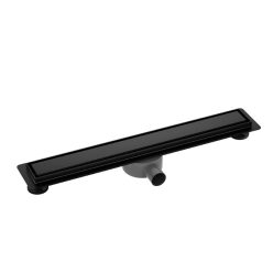   Padlóösszefolyó, Wellis WE00157 W-Drain Onyx Flat 60 zuhanyfolyóka