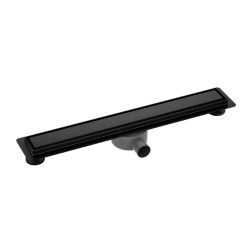   Padlóösszefolyó, Wellis WE00158 W-Drain Onyx Flat 70 zuhanyfolyóka