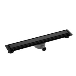   Padlóösszefolyó, Wellis WE00159 W-Drain Onyx Flat 80 zuhanyfolyóka