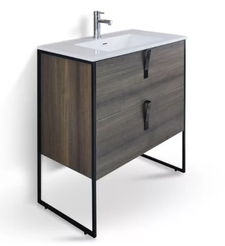 Alsó szekrény, Wellis WB00454 Azori 2 fiókos mosdószekrény