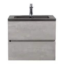   Alsó szekrény, Wellis WB00525/WB00526 Mallorca 60 2 fiókos mosdószekrény mosdóval