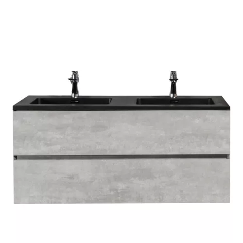 Alsó szekrény, Wellis WB00529/WB00530 Mallorca 120 2 fiókos mosdószekrény mosdóval