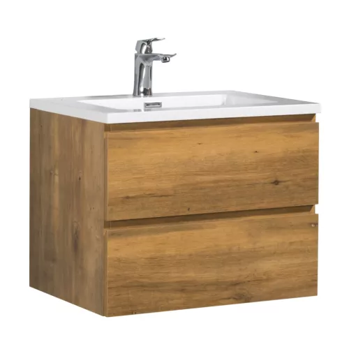 Alsó szekrény, Wellis WB00518/WB00519 Monaco 60 2 fiókos mosdószekrény mosdóval