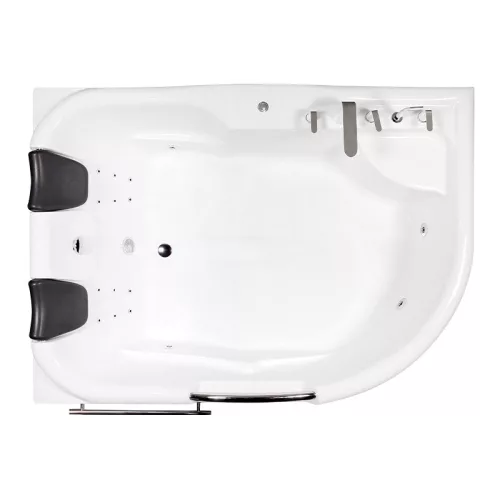 Hidromasszázs kád, Wellis WK00005-2 Dublo Hydro hidromasszázs kád Retro csapteleppel, balos