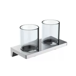 Pohártartó, Wellis WE00164 Mamba Chrome dupla pohártartó