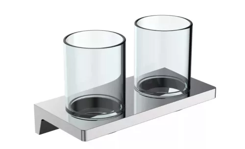 Pohártartó, Wellis WE00164 Mamba Chrome dupla pohártartó