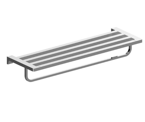 Törölközőtartó, Wellis WE00168 Mamba Chrome törölközőtartó polc