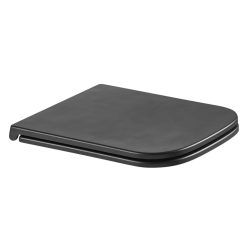   WC tető, Wellis WF00186 Aurora Black soft Closing WC ülőke