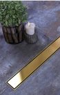 Padlóösszefolyó, Roltechnik RRFG-600 rozsdamentes acél, arany zuhanyfolyóka, 60 cm