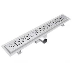   Padlóösszefolyó, Roltechnik RRF6-700 rozsdamentes zuhanyfolyóka ráccsal, 70 cm