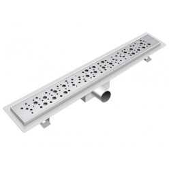   Padlóösszefolyó, Roltechnik RRF6-800 rozsdamentes zuhanyfolyóka ráccsal, 80 cm