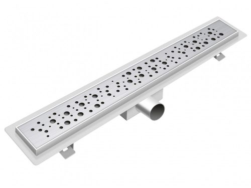 Padlóösszefolyó, Roltechnik RRF6-800 rozsdamentes zuhanyfolyóka ráccsal, 80 cm