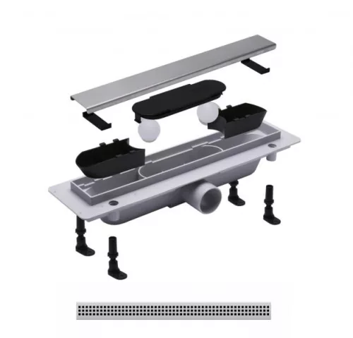 Padlóösszefolyó, Roltechnik RMF11-850 műanyag zuhanyfolyóka 85 cm