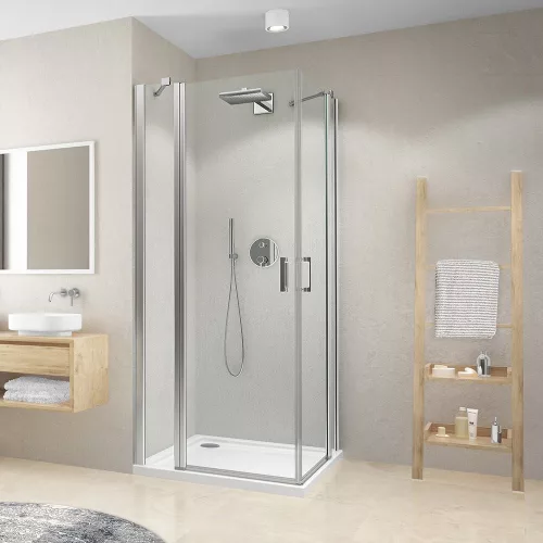 Zuhanykabin, Roltechnik CI EPF/1000/CI EPF/1000 fekete elox transparent