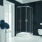 Zuhanykabin, Roltechnik New Trendy K-0514/K-5111 Suvia íves zuhanykabin 80x80