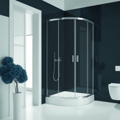  Zuhanykabin, Roltechnik New Trendy K-0514 Suvia íves zuhanykabin 80x80