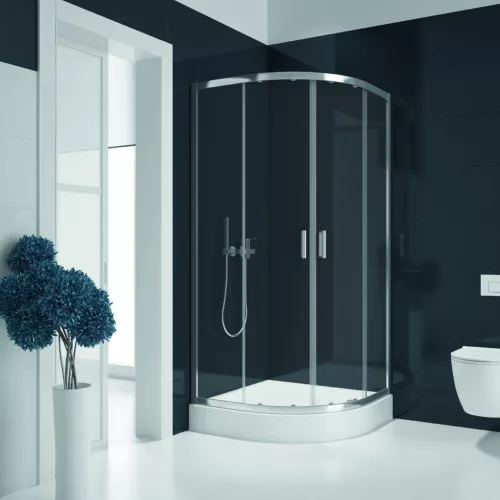 Zuhanykabin, Roltechnik New Trendy K-0514/K-5111 Suvia íves zuhanykabin 80x80