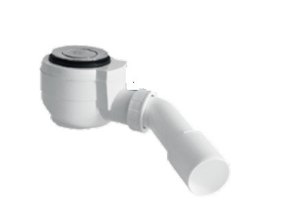 Zuhanytálca szifon, Roltechnik RZSK03/50 click-clack, 50-es, inox