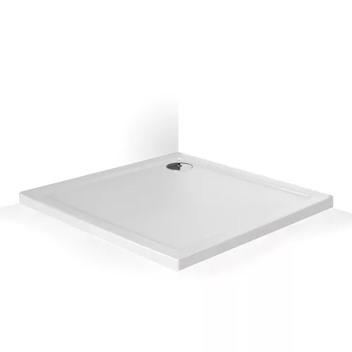 Zuhanytálca, Roltechnik Flat Stone White 80x80 cm