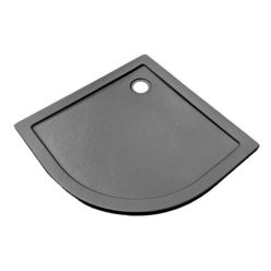   Zuhanytálca, Sanotechnik GR80SG Zeus 80 íves zuhanytálca, antracitszürke