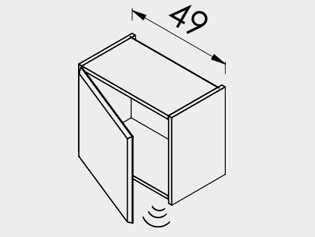 Felső szekrény, TBoss Pixi 50FL