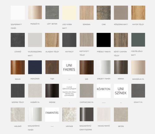 Felső szekrény, TBoss Pixi 50FL