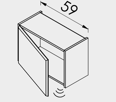 Felső szekrény, TBoss Pixi 60FL