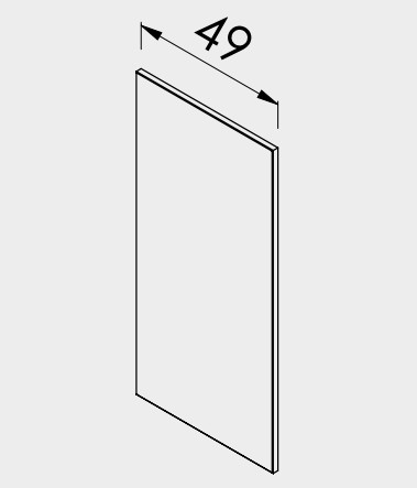 Fürdőszoba tükör, TBoss Floating Mirror Zone 50