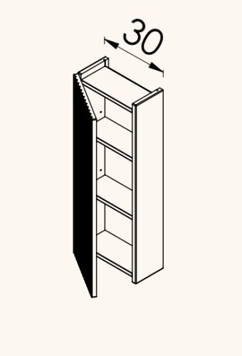 Fali szekrény, TBoss Zola F80 1A