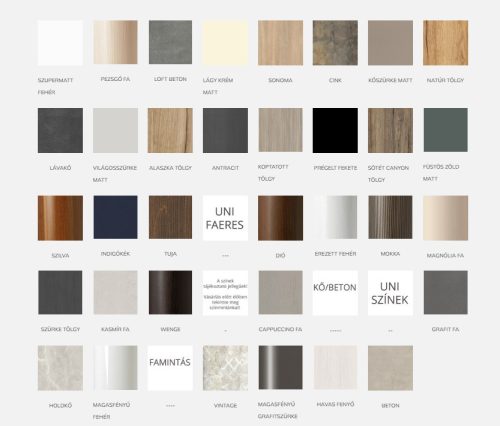 Fali szekrény, TBoss Zola F80 1A