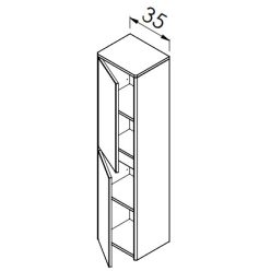 Fali szekrény, TBoss Raja F140 2A