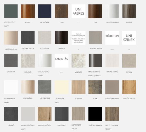 Fali szekrény, TBoss Lima F140 2A1F