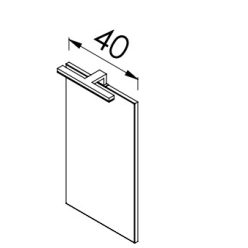 Fürdőszobai tükör, Tboss Floating Mirror Easy 40