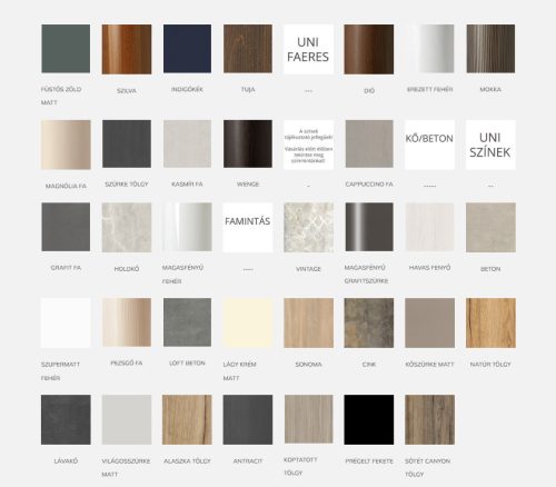 Felső szekrény, TBoss Mirror Box Senna 60