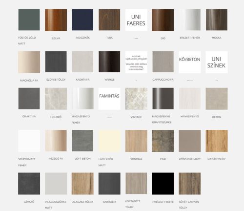 Felső szekrény, TBoss Mirror Box Senna 90