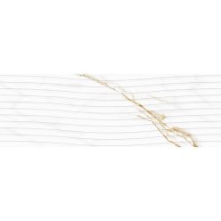   Dekorlap, Mirello Bianco d Oro Decor 29,5X90 Shiny Rect. 225537