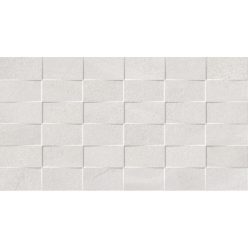   Dekorlap, Mirello Boston Decor White 29,5X59,5 Matt Rect. 225455
