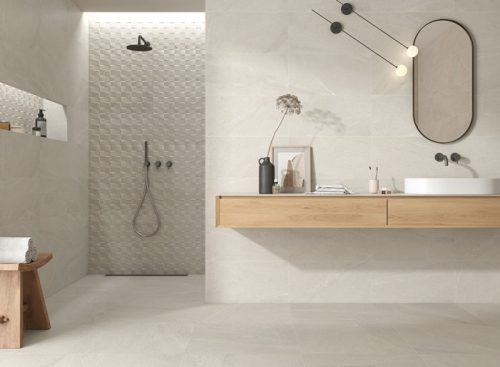 Dekorlap, Mirello Boston Decor White 29,5X59,5 Matt Rect. 225455